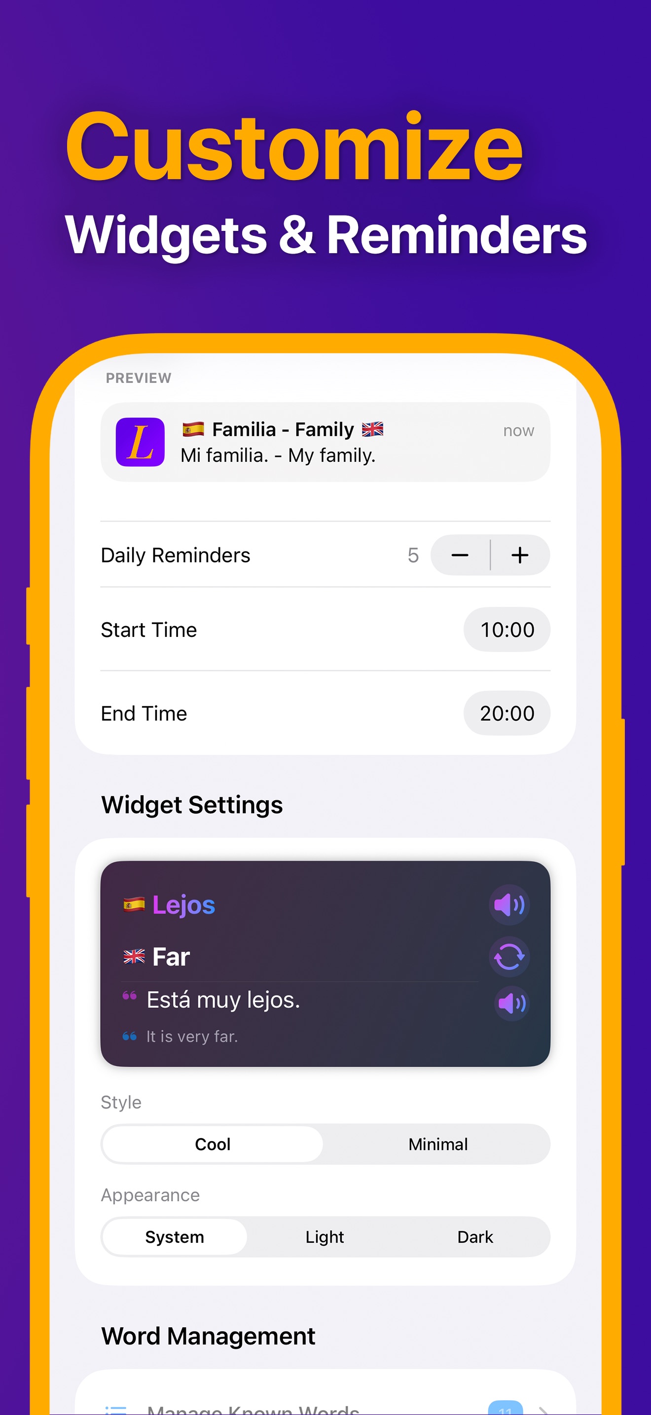 Lingo Widget screenshot 7
